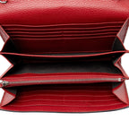 Gucci Leather Crystal Dionysus Chain Wallet