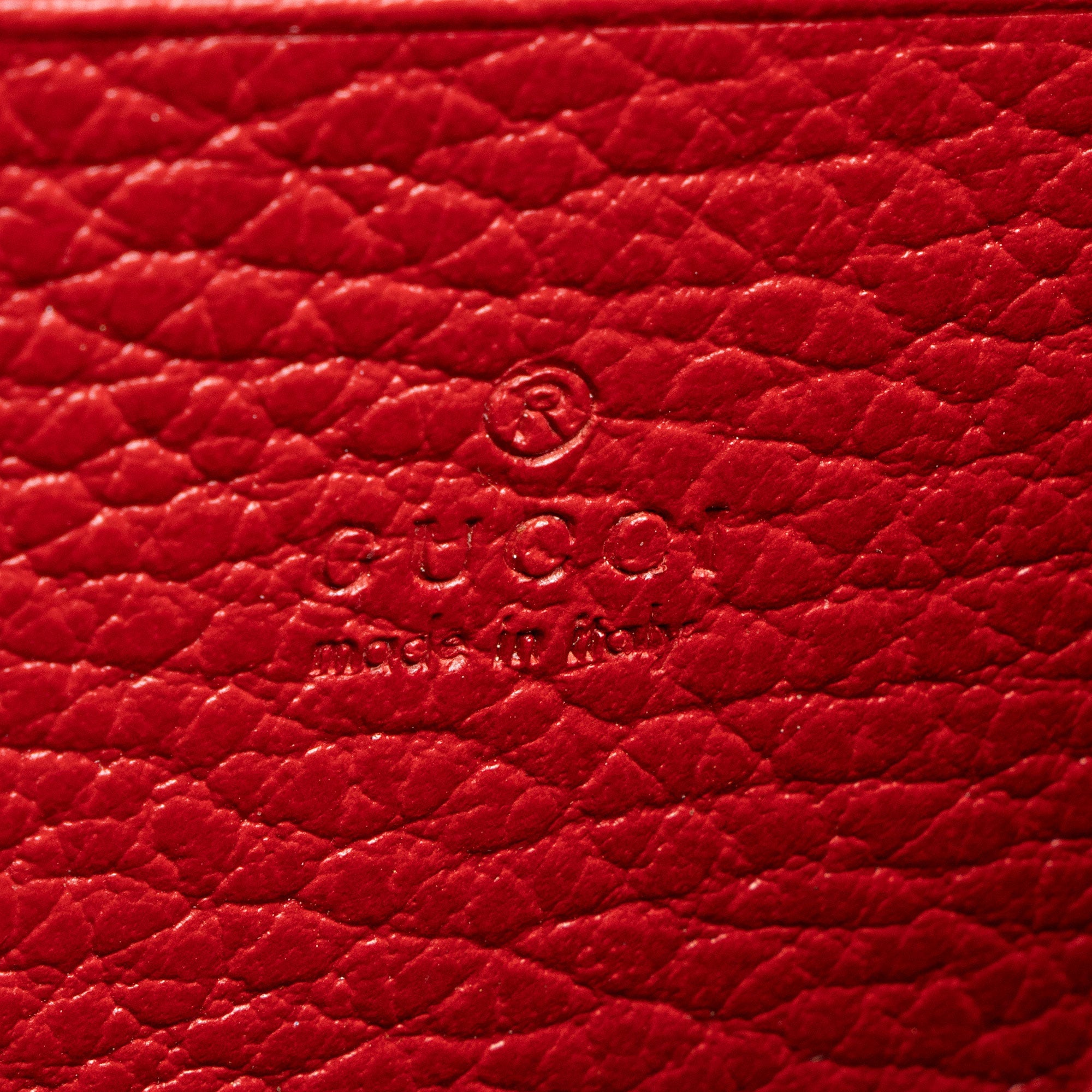 Gucci Leather Crystal Dionysus Chain Wallet