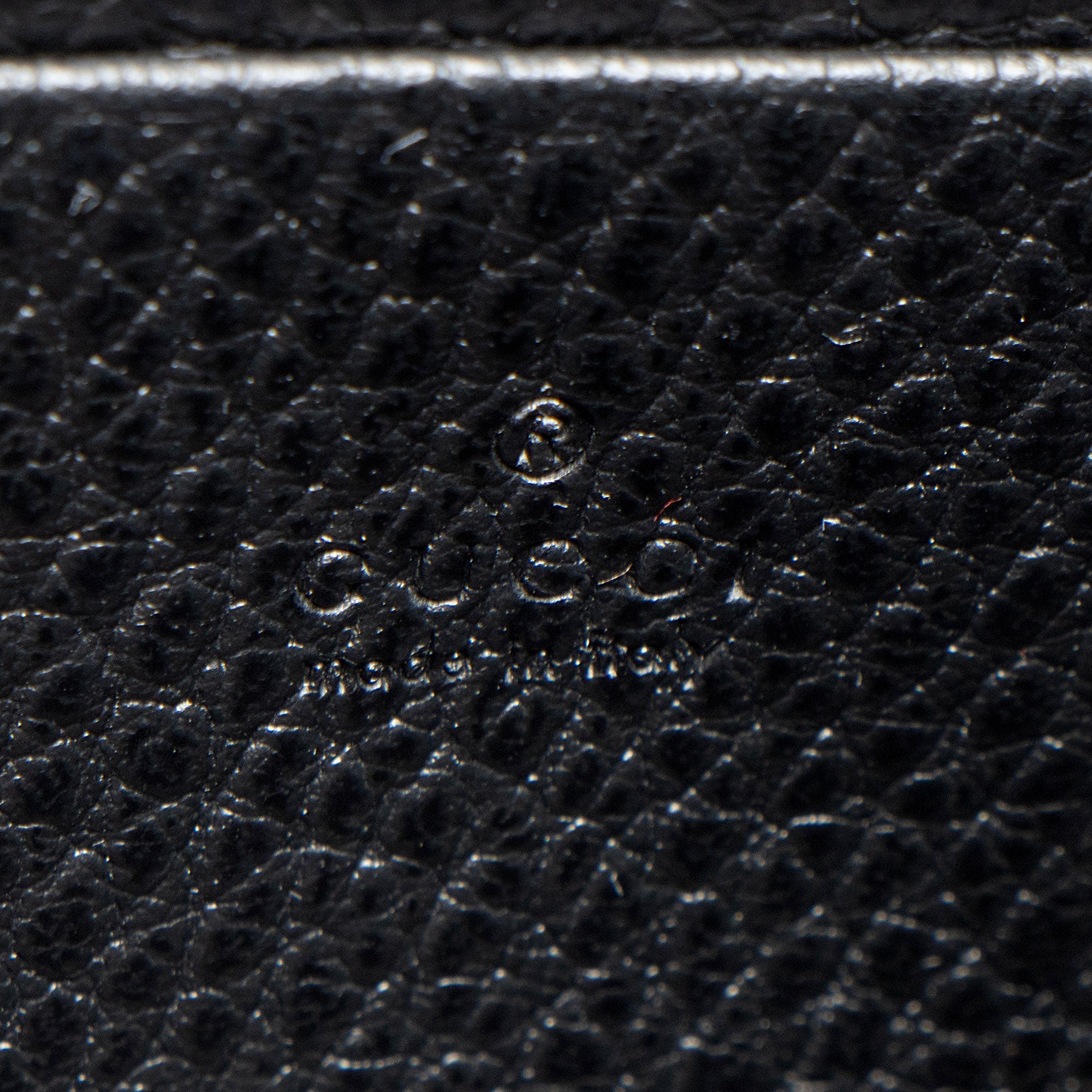 Gucci Leather Crystal Dionysus Chain Wallet