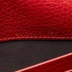 Gucci Leather Crystal Dionysus Chain Wallet