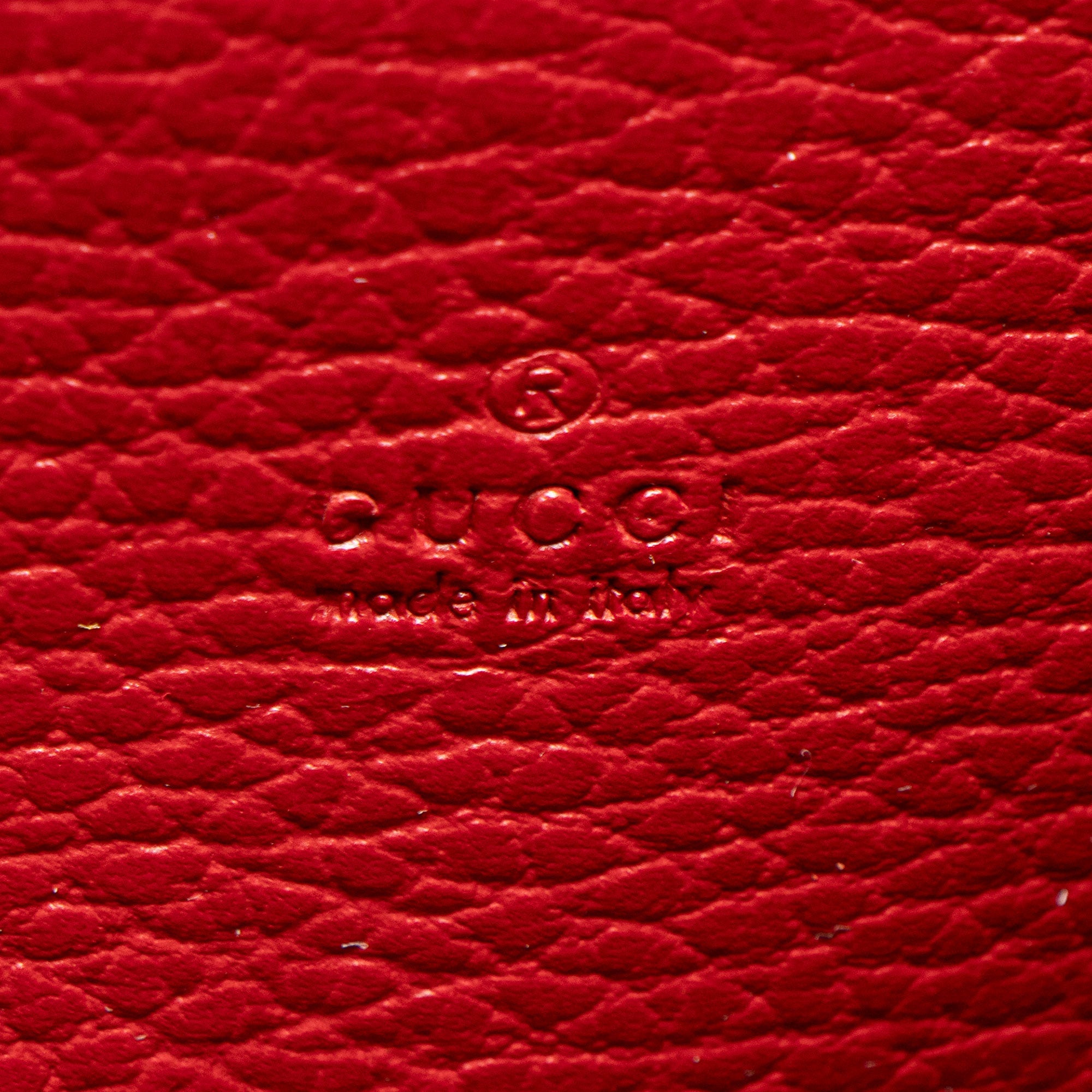 Gucci Leather Crystal Dionysus Chain Wallet