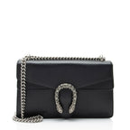 Gucci Leather Crystal Dionysus Medium Shoulder Bag