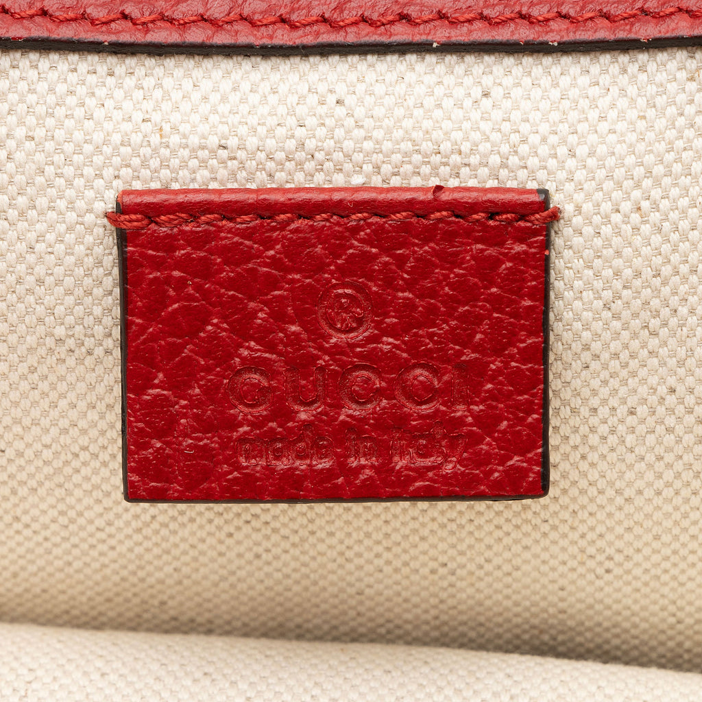 Gucci Leather Crystal Dionysus Medium Shoulder Bag