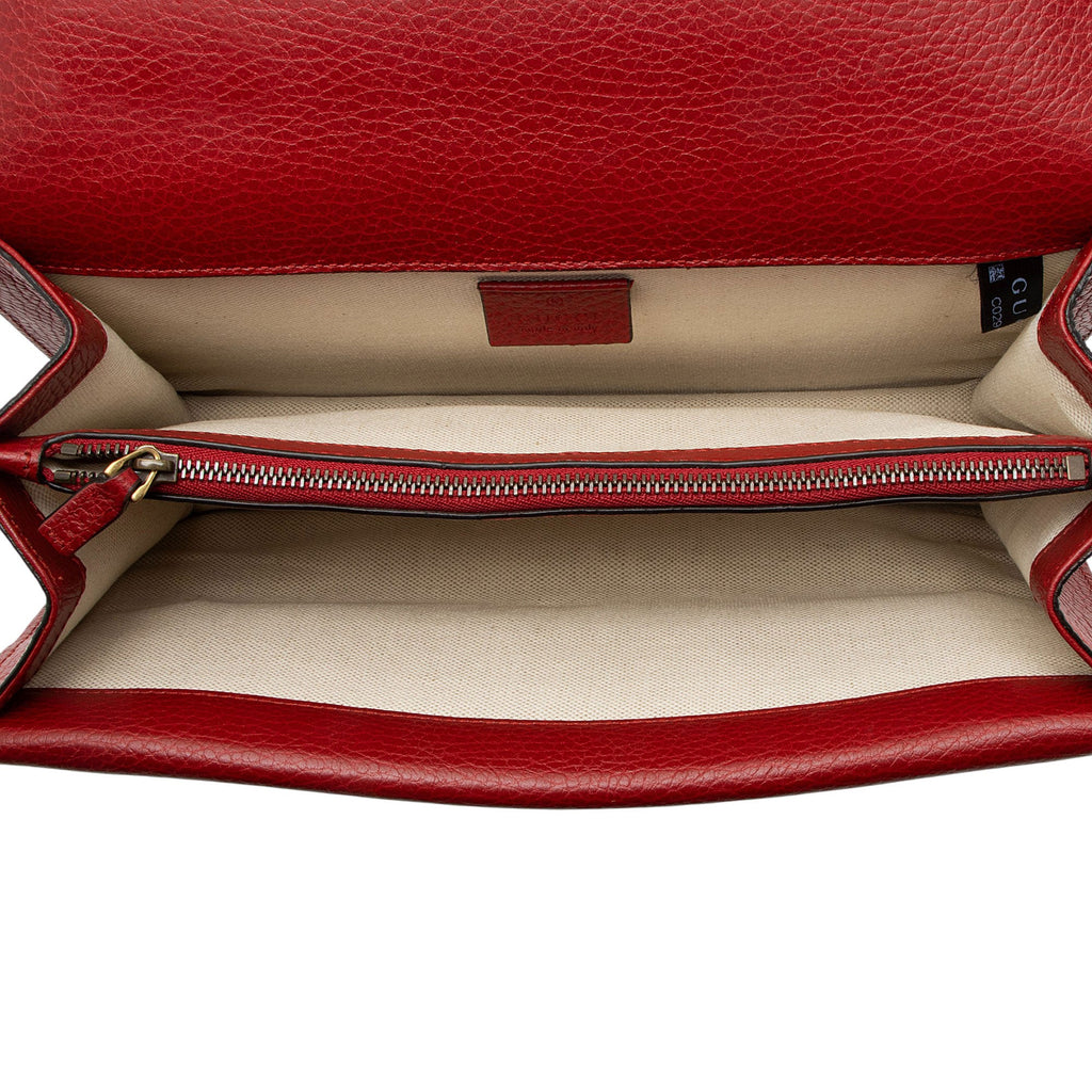 Gucci Leather Crystal Dionysus Medium Shoulder Bag