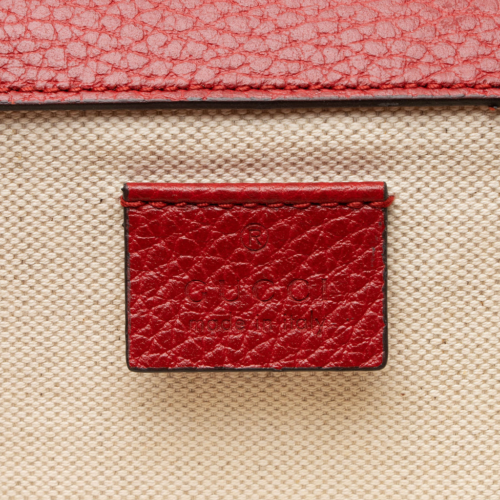 Gucci Leather Crystal Dionysus Medium Shoulder Bag
