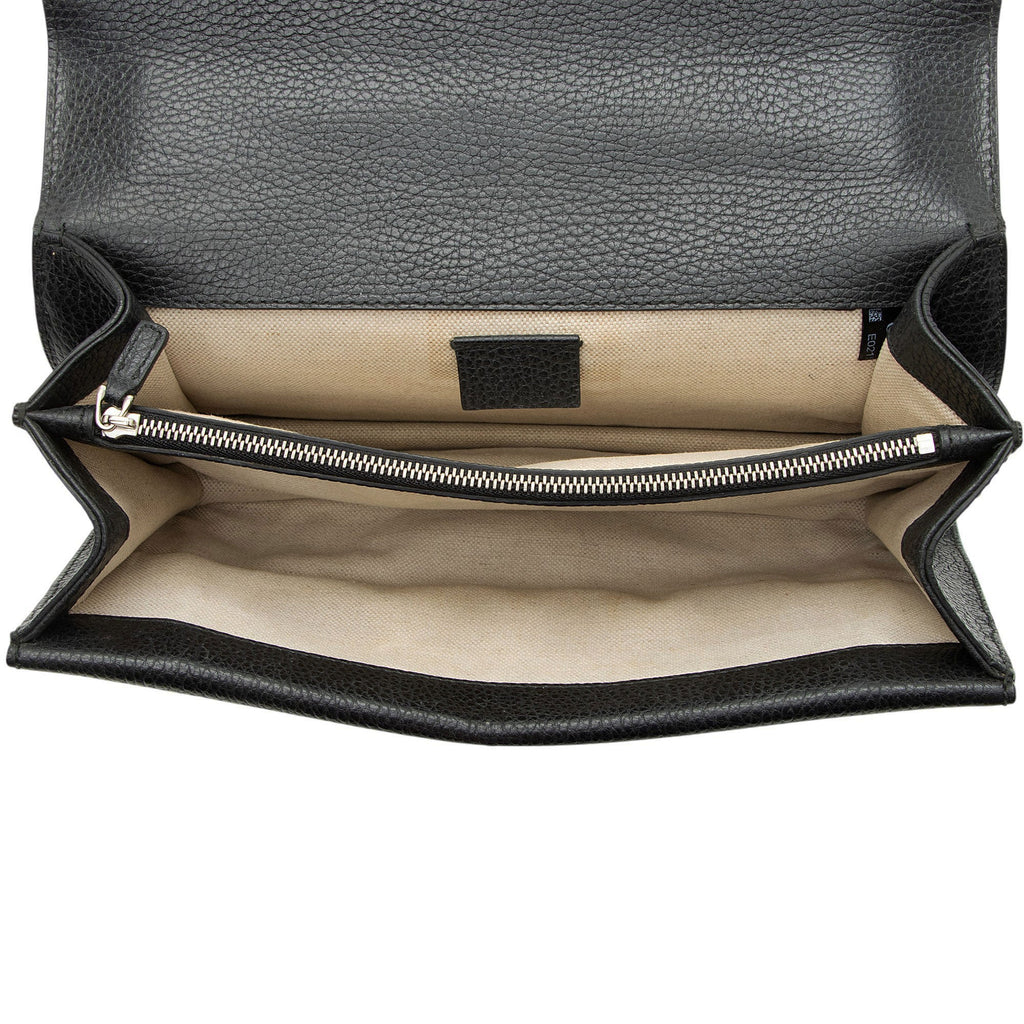 Gucci Leather Crystal Dionysus Medium Shoulder Bag