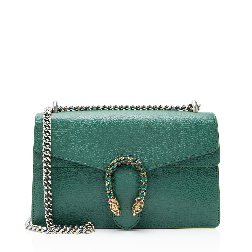 Gucci Leather Crystal Dionysus Medium Shoulder Bag