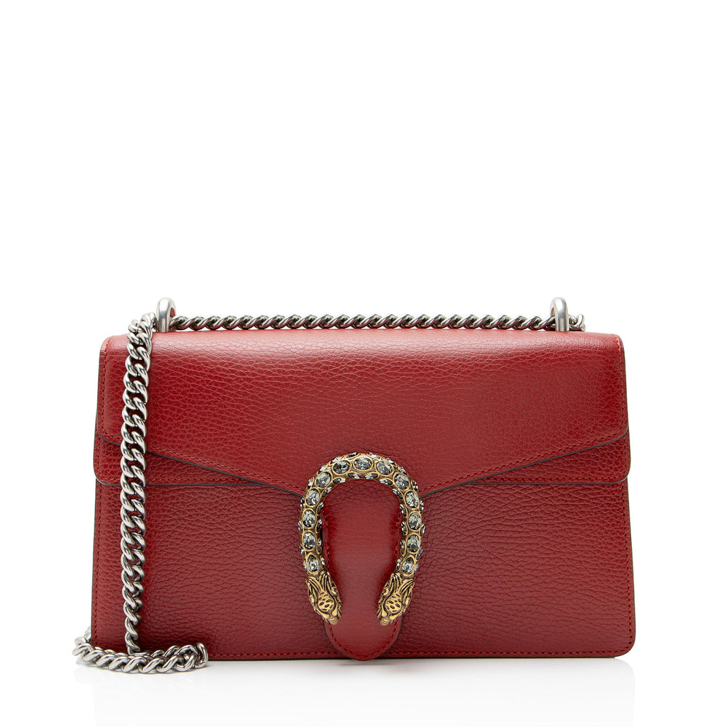 Gucci Leather Crystal Dionysus Medium Shoulder Bag