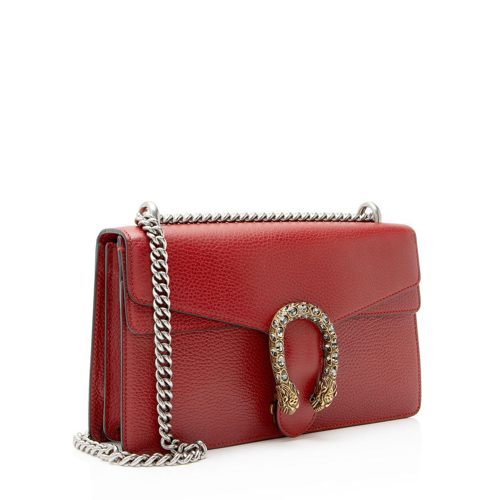 Gucci Leather Crystal Dionysus Medium Shoulder Bag