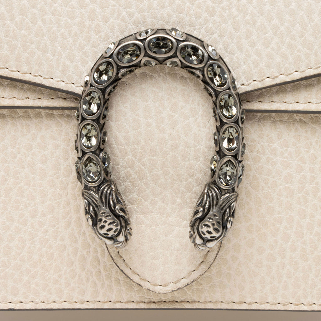 Gucci Leather Crystal Dionysus Mini Shoulder Bag