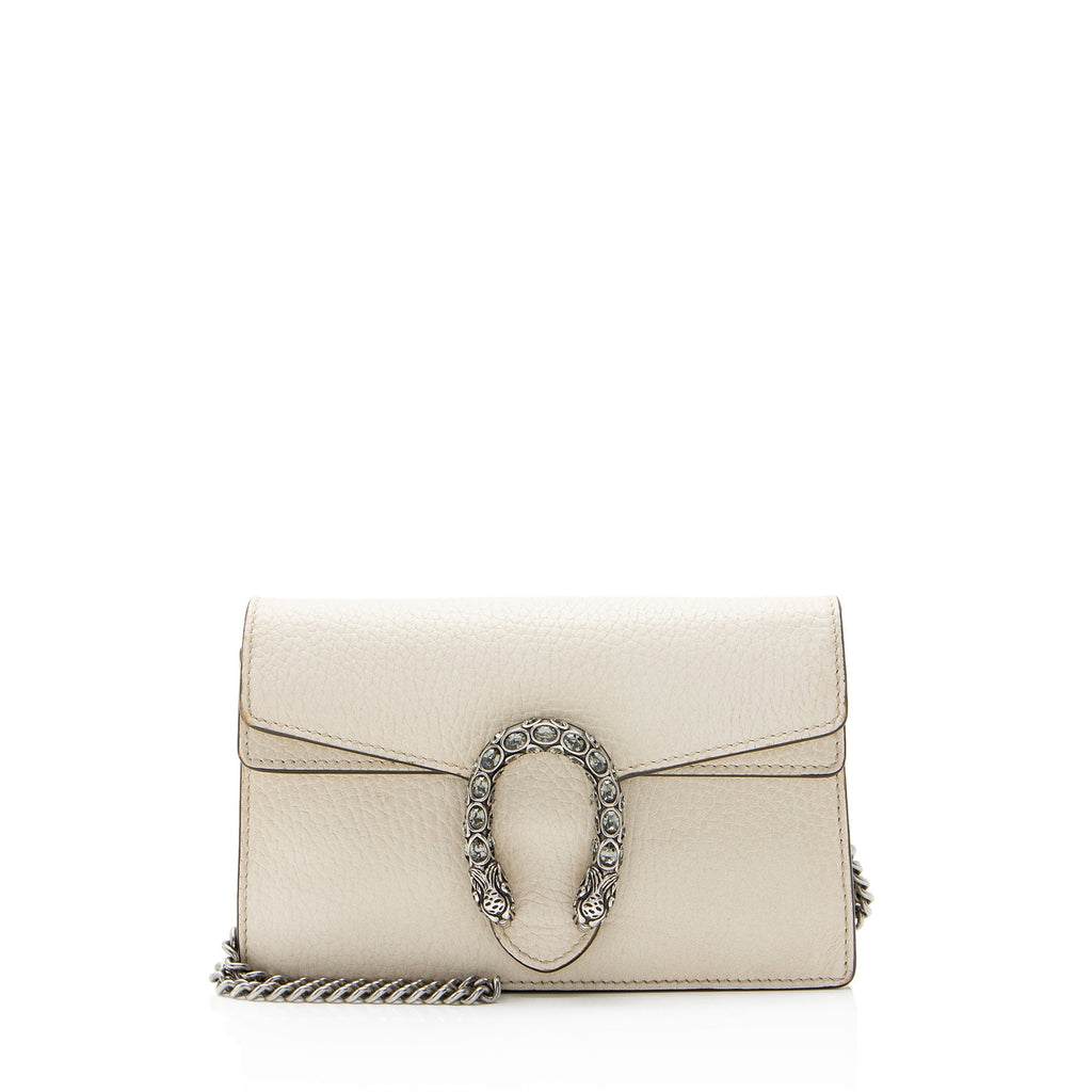 Gucci Leather Crystal Dionysus Mini Shoulder Bag