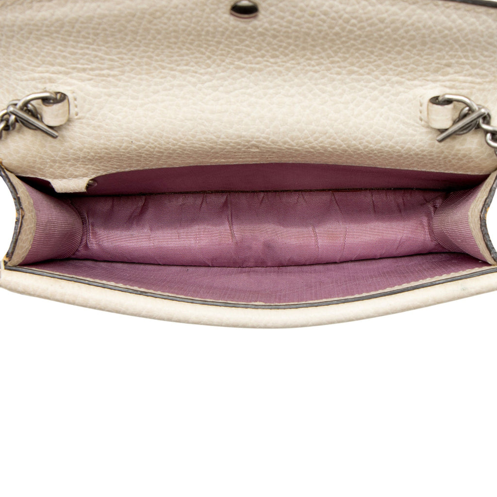 Gucci Leather Crystal Dionysus Mini Shoulder Bag
