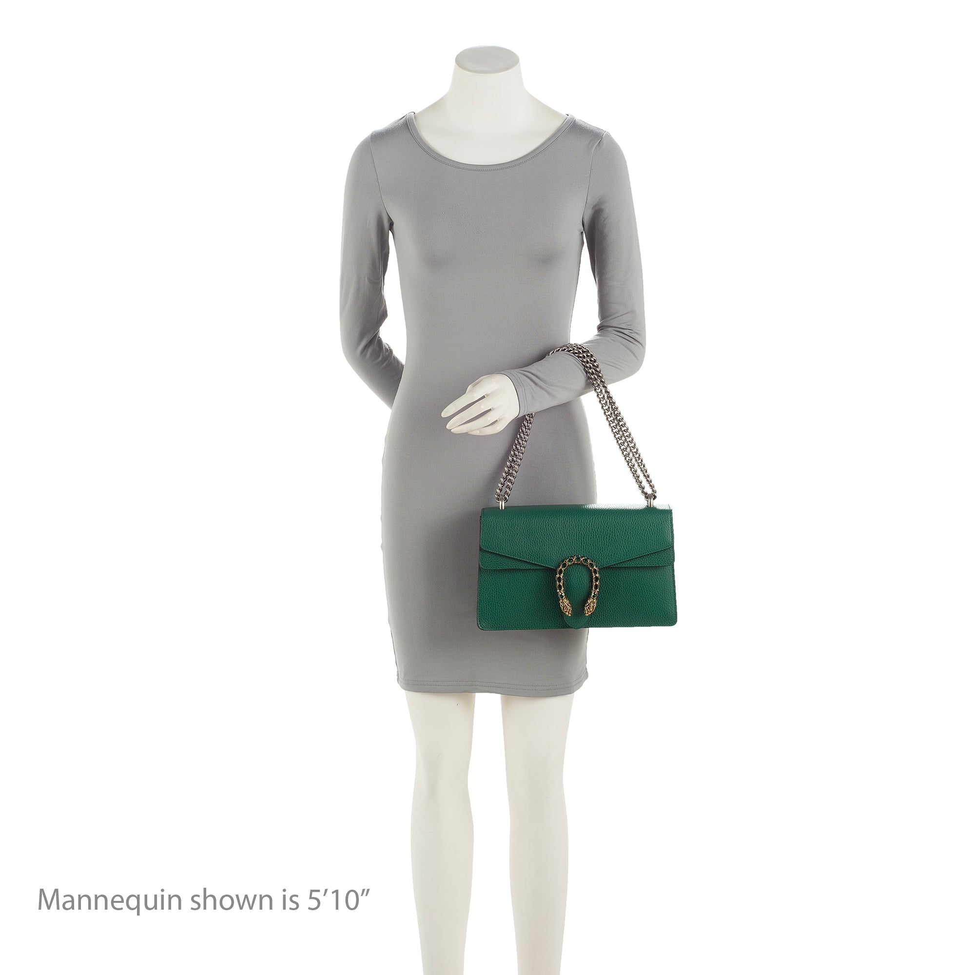 Gucci Leather Crystal Dionysus Small Shoulder Bag (SHF-23496)