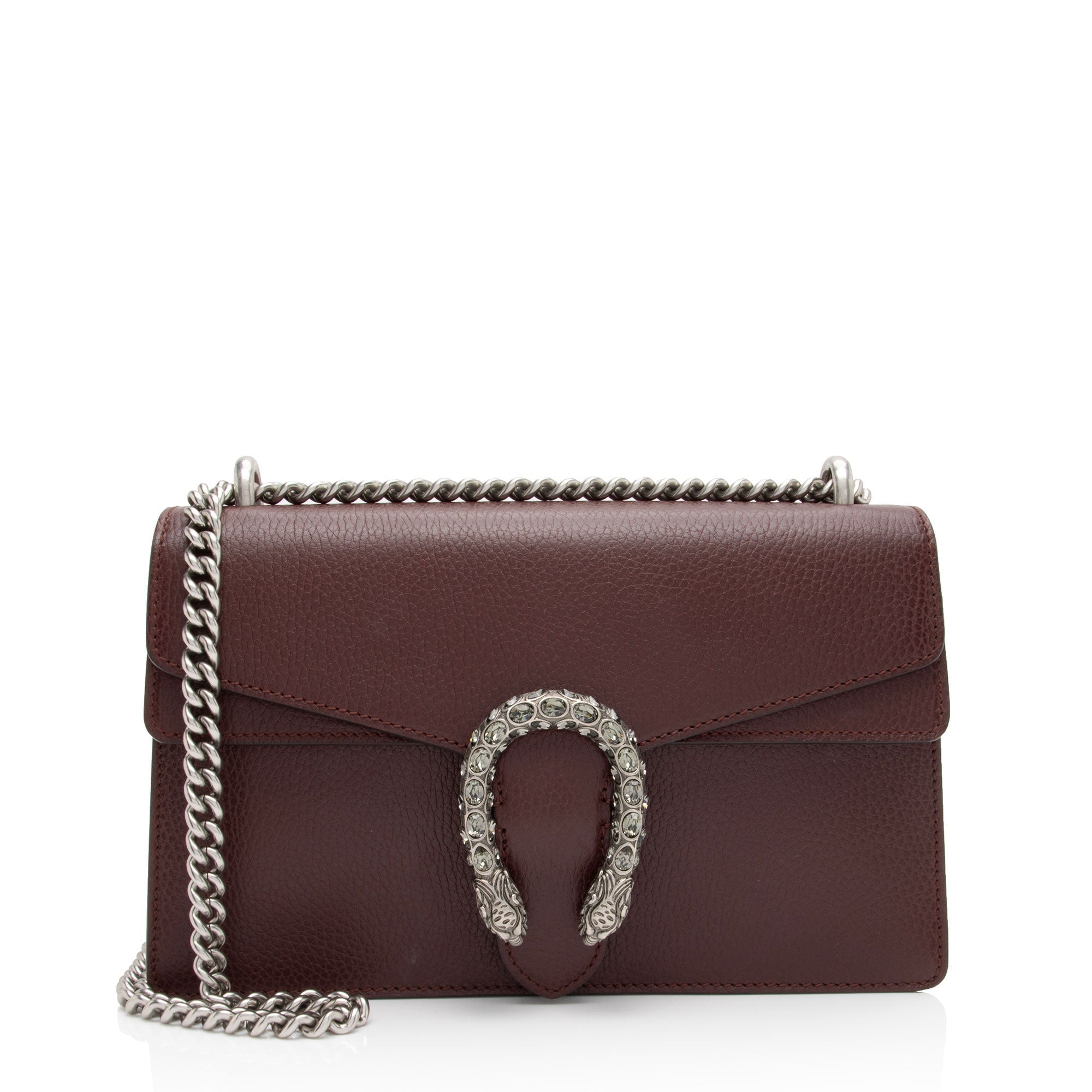 Gucci Leather Crystal Dionysus Small Shoulder Bag (SHF-wPeuFt)