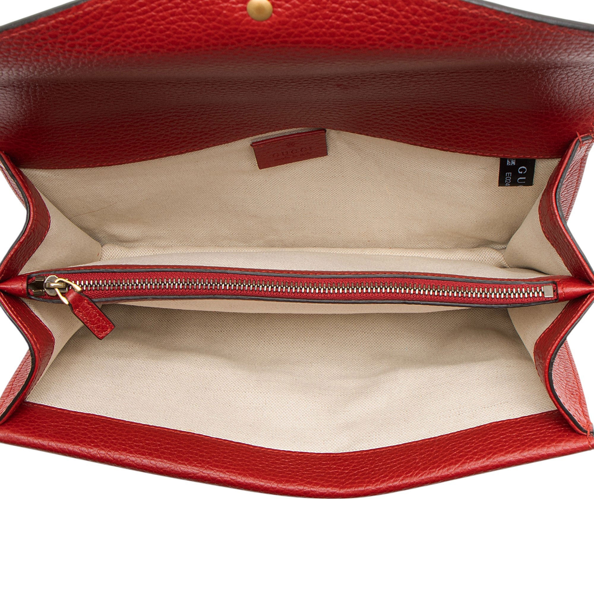 Gucci Leather Crystal Dionysus Medium Shoulder Bag