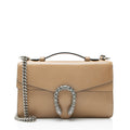 Gucci Leather Crystal Dionysus Small Top Handle