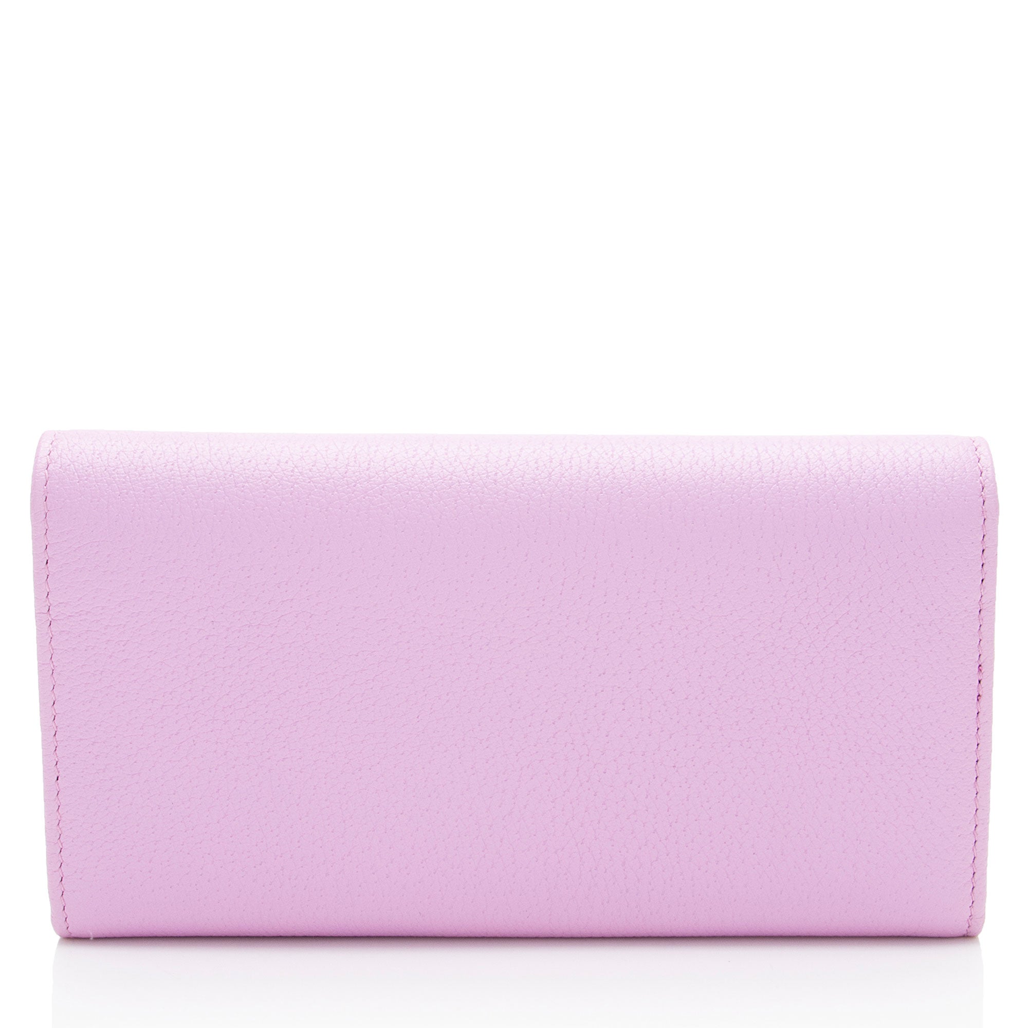 Gucci Leather Crystal GG Marmont Continental Wallet