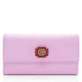 Gucci Leather Crystal GG Marmont Continental Wallet