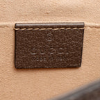 Gucci Leather Crystal Heart Linea Totem Small Crossbody