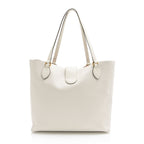 Gucci Leather Dahlia Medium Tote (SHF-l9vBxj)
