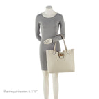 Gucci Leather Dahlia Medium Tote (SHF-l9vBxj)