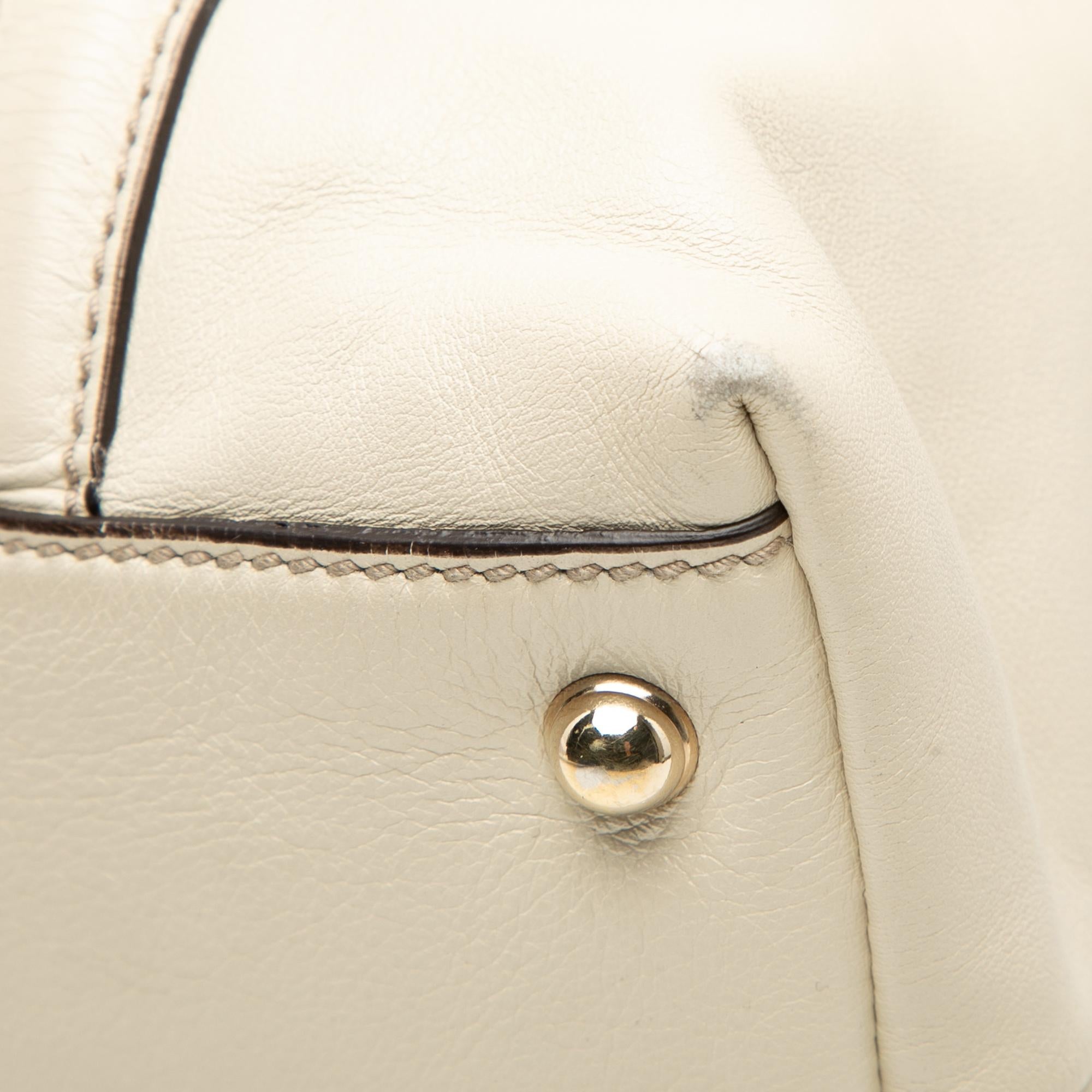 Gucci Leather Dialux Britt Tote