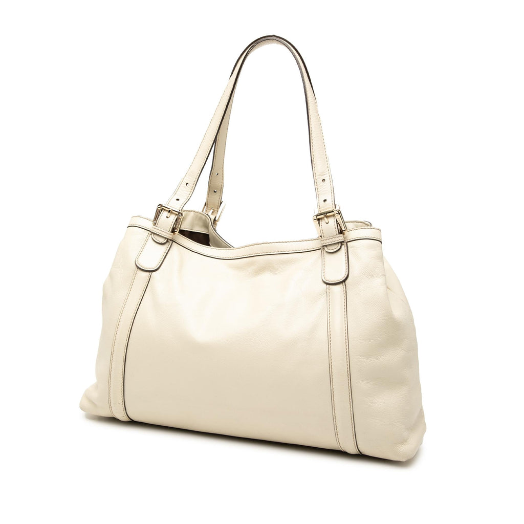 Gucci Leather Dialux Britt Tote