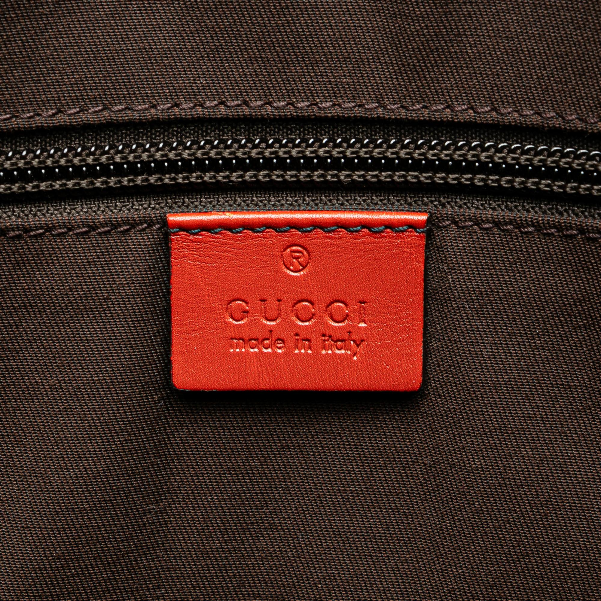 Gucci Leather Diamante Business Bag