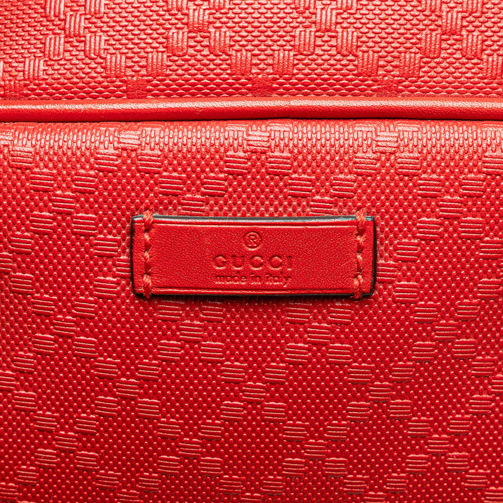 Gucci Leather Diamante Business Bag