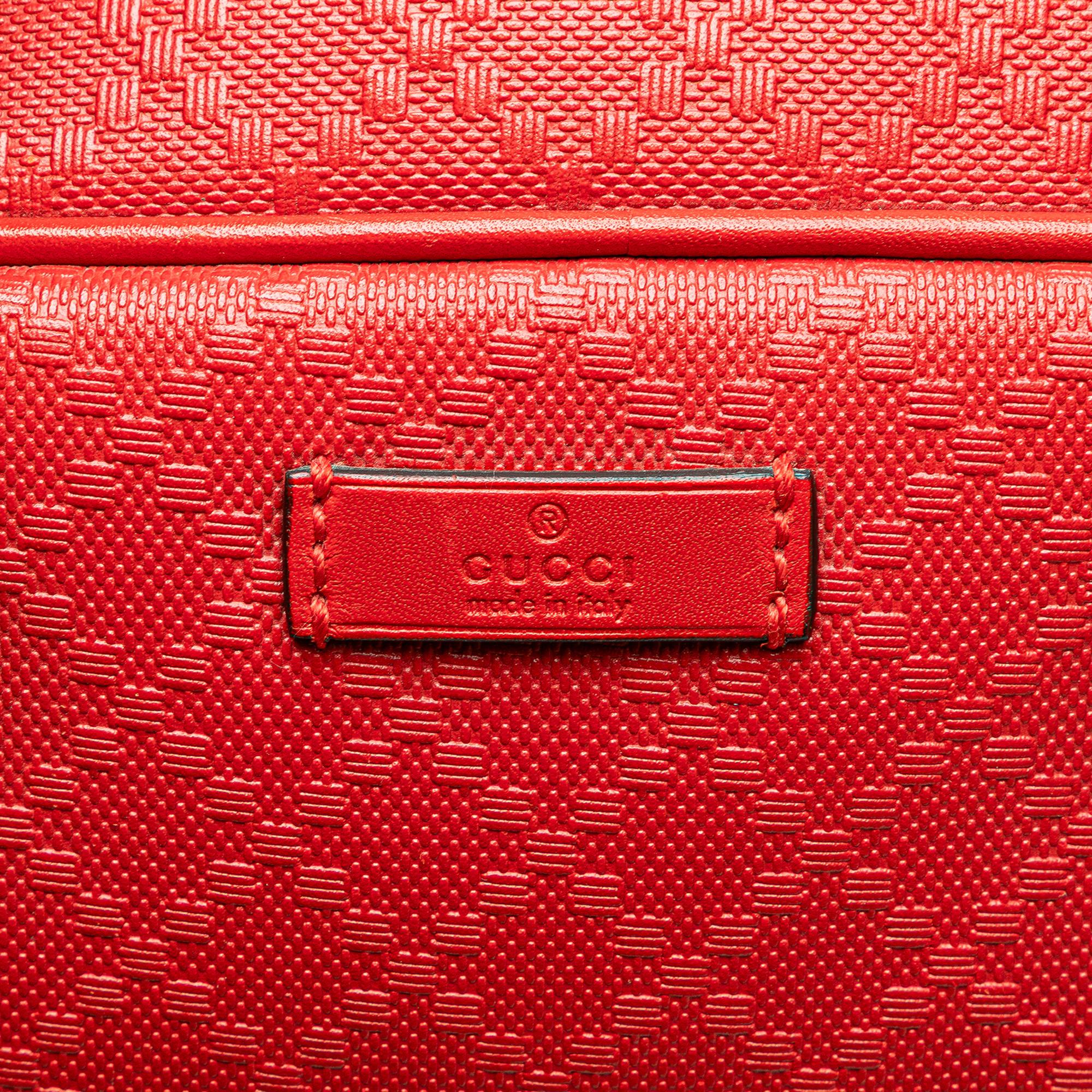 Gucci Leather Diamante Business Bag