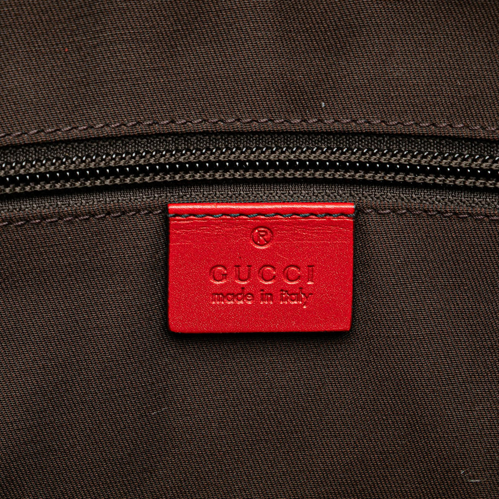 Gucci Leather Diamante Business Bag