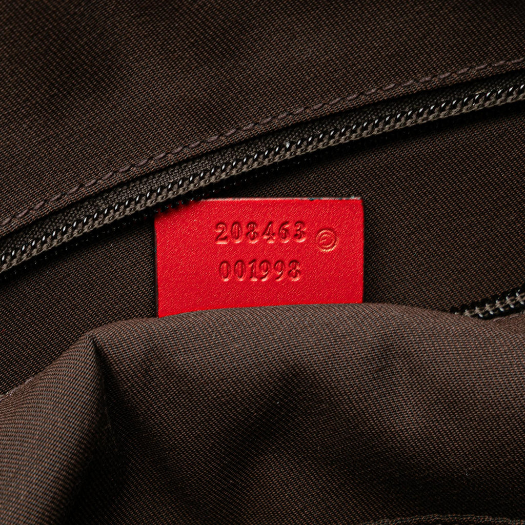 Gucci Leather Diamante Business Bag