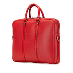 Gucci Leather Diamante Business Bag