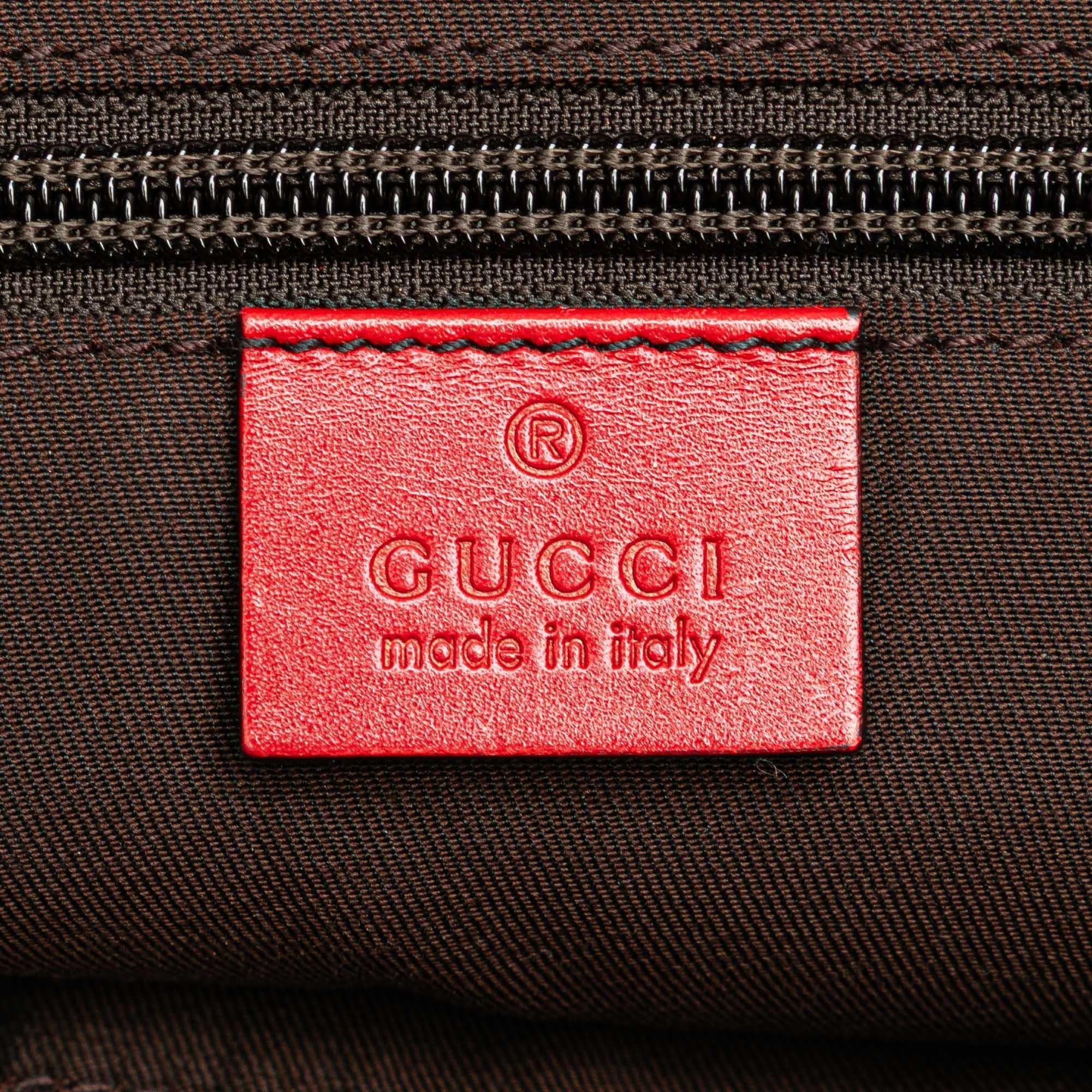 Gucci Leather Diamante Hilary Lux Crossbody