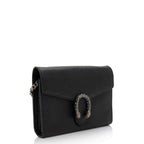 Gucci Leather Crystal Dionysus Chain Wallet (SHF-fJzaNK)