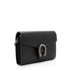Gucci Leather Crystal Dionysus Chain Wallet (SHF-ZZjfuU)