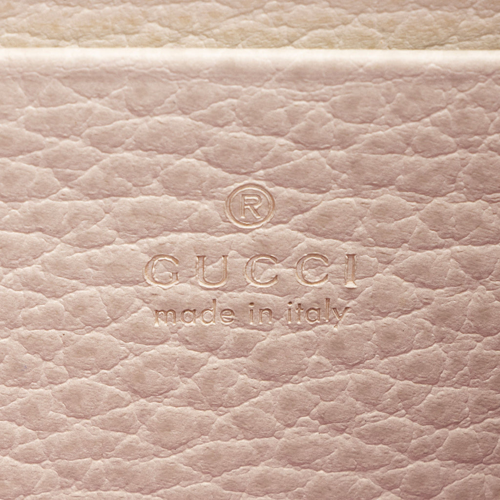 Gucci Leather Crystal Dionysus Chain Wallet (SHF-H1BZ4r)