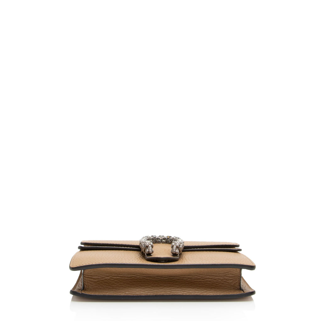 Gucci Leather Dionysus Super Mini Bag (SHF-B1JkXs)