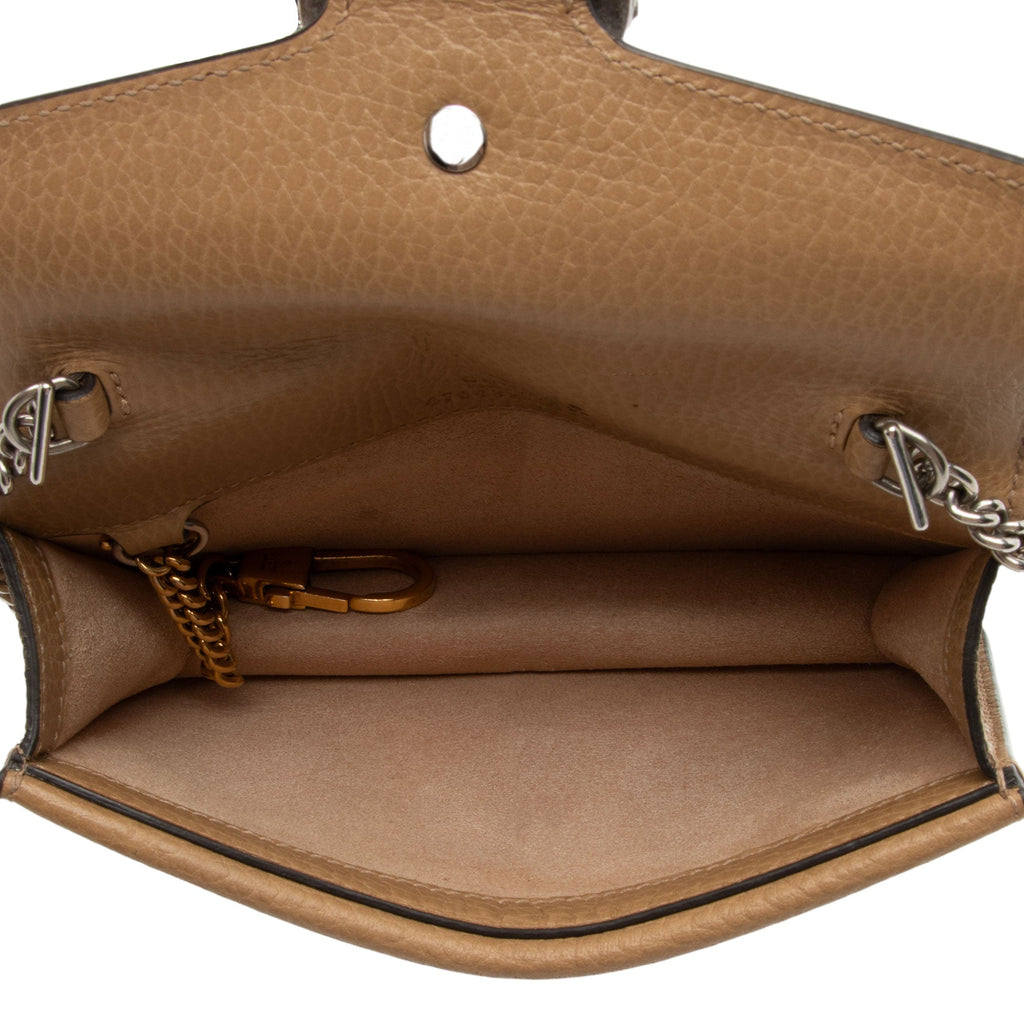 Gucci Leather Dionysus Super Mini Bag (SHF-B1JkXs)