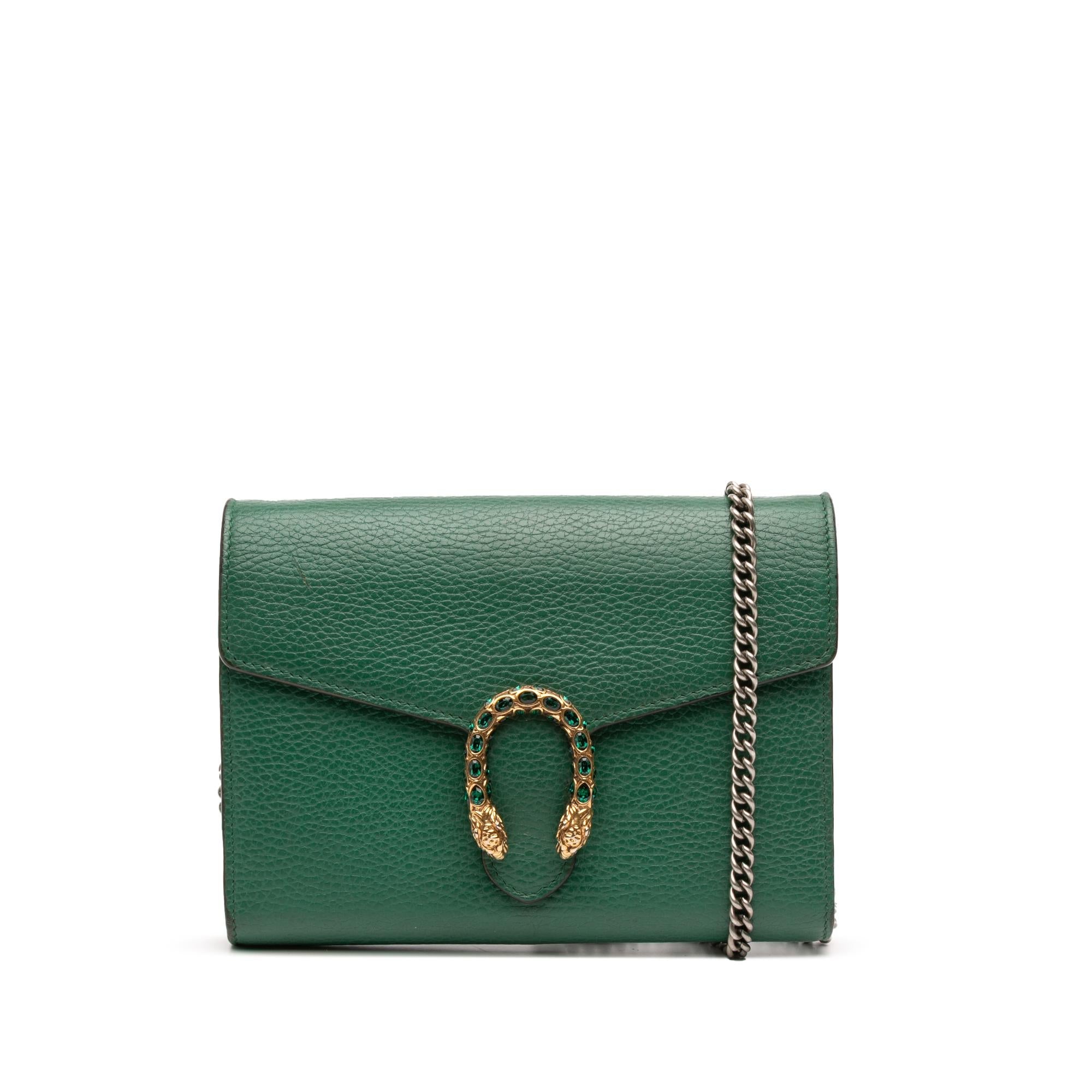 Gucci Leather Dionysus Wallet on Chain