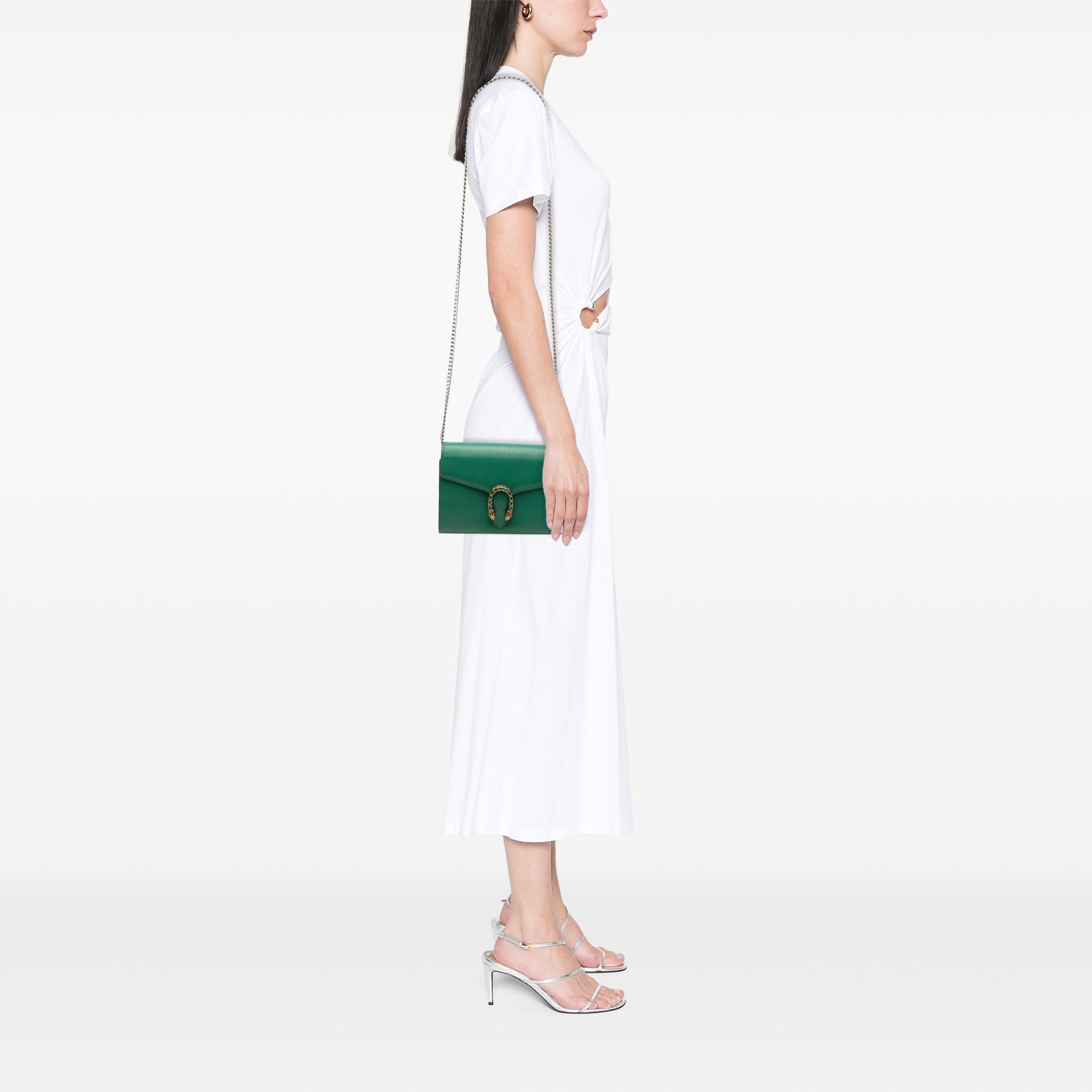 Gucci Leather Dionysus Wallet on Chain