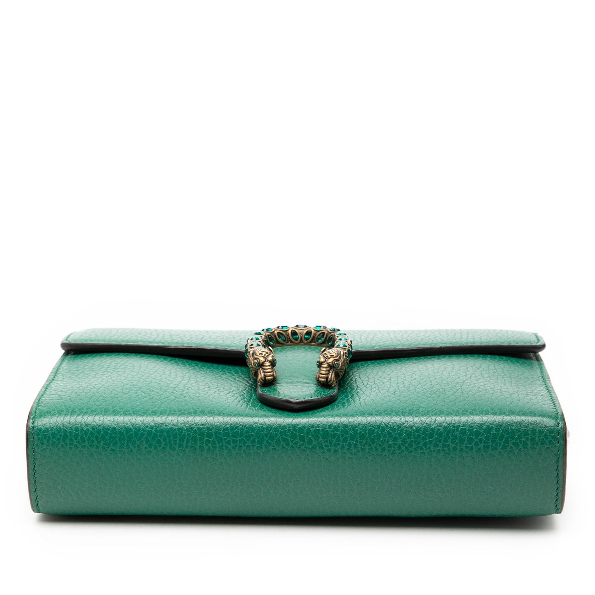 Gucci Leather Dionysus Wallet on Chain
