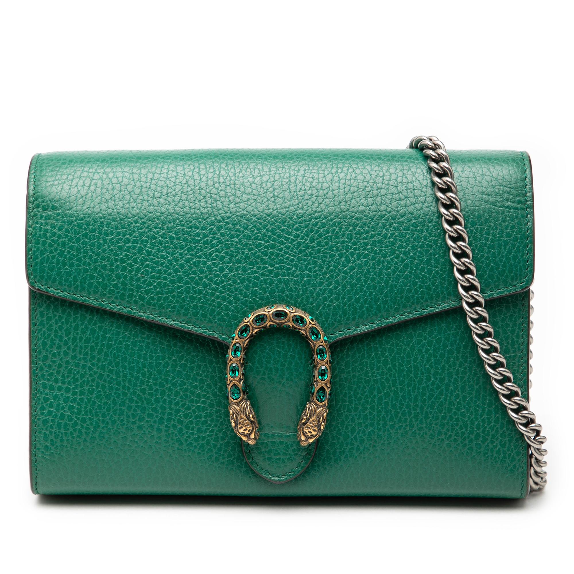Gucci Leather Dionysus Wallet on Chain