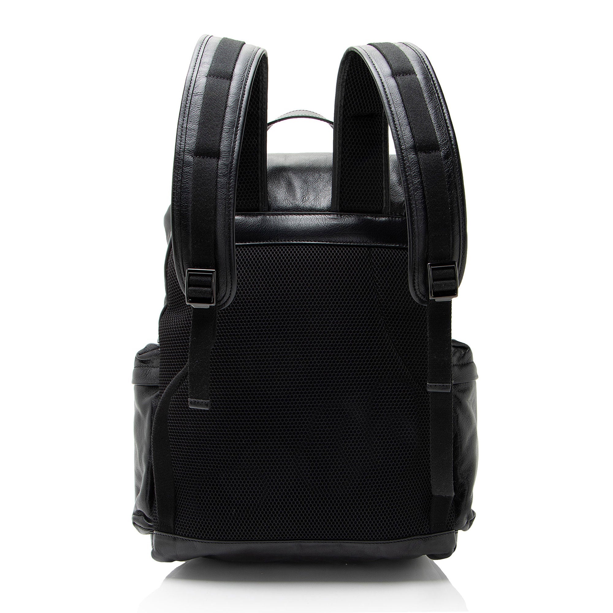Gucci Leather Double G Backpack