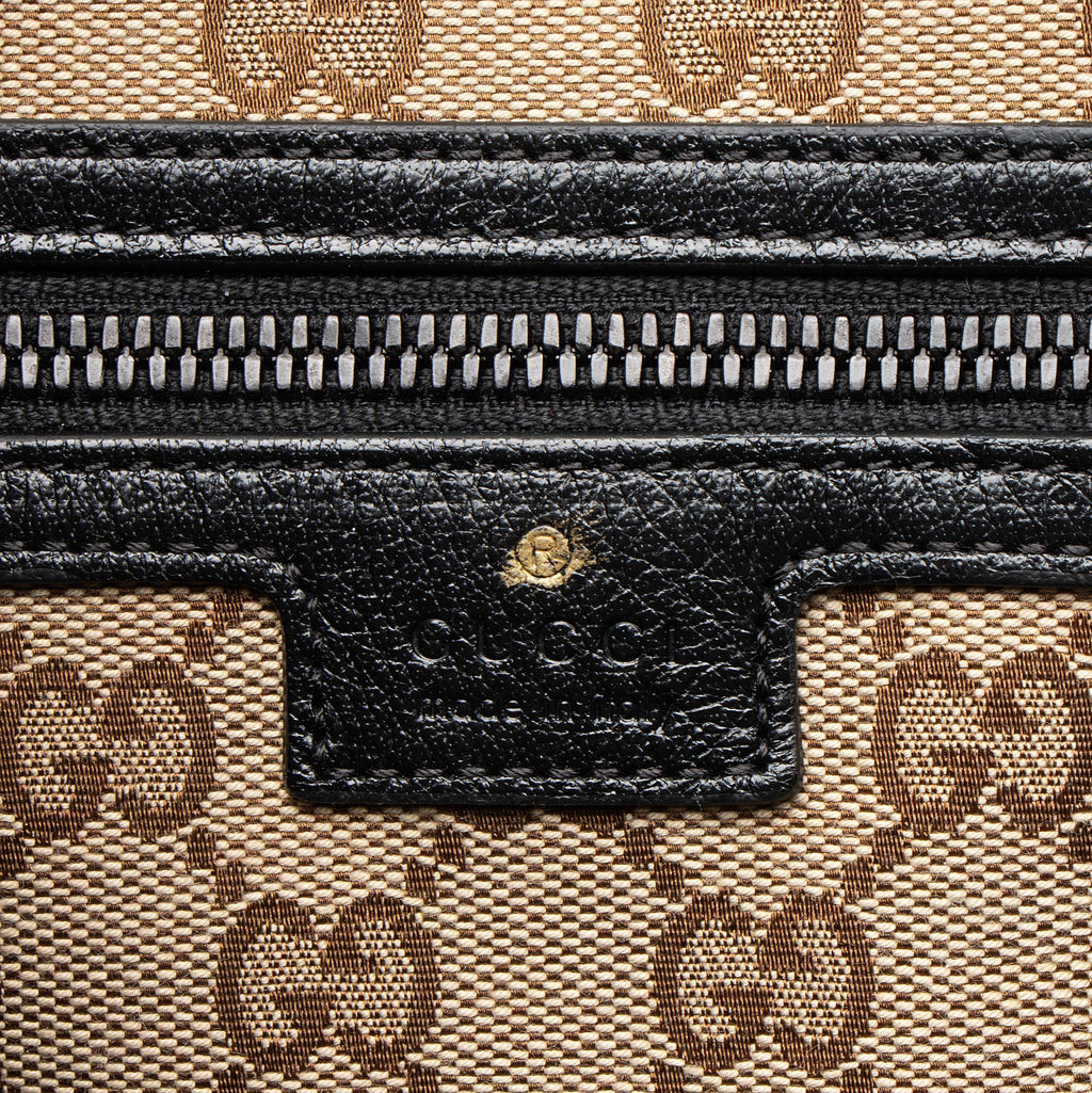 Gucci Leather Double G Backpack