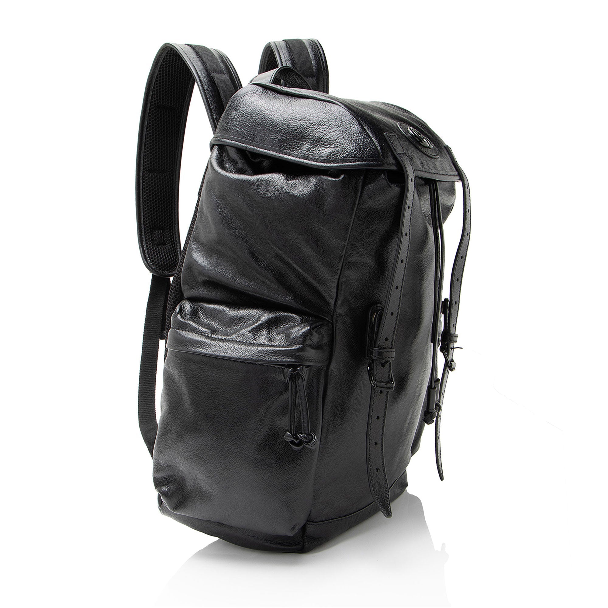 Gucci Leather Double G Backpack