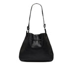Gucci Leather Drawstring Shoulder Bag (SHG-RSAtpw)