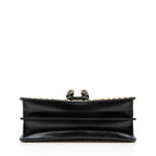 Gucci Leather Embroidered Studded Blind for Love Dionysus Small Shoulder Bag