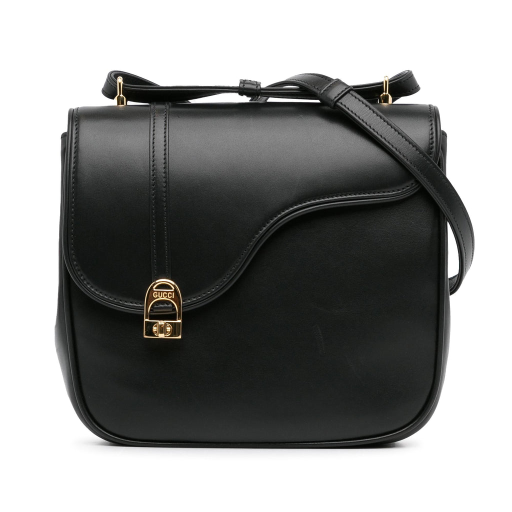 Gucci Leather Equestrian Crossbody (SHG-YHWrQK)