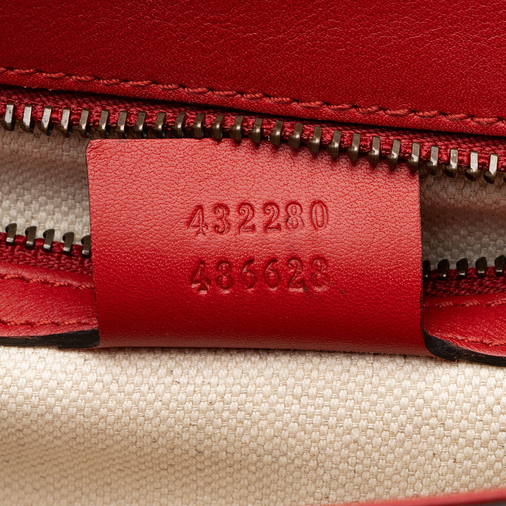 Gucci Leather Evil Eye Chain Medium Shoulder Bag